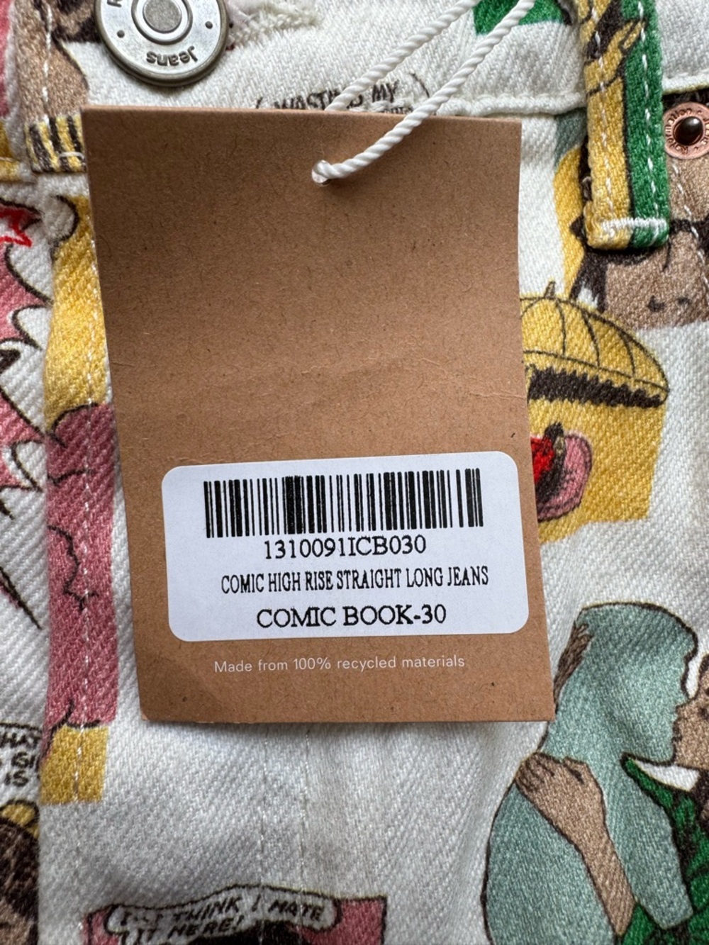 NWT Reformation Comic Jeans 30 - Picture 8 of 15